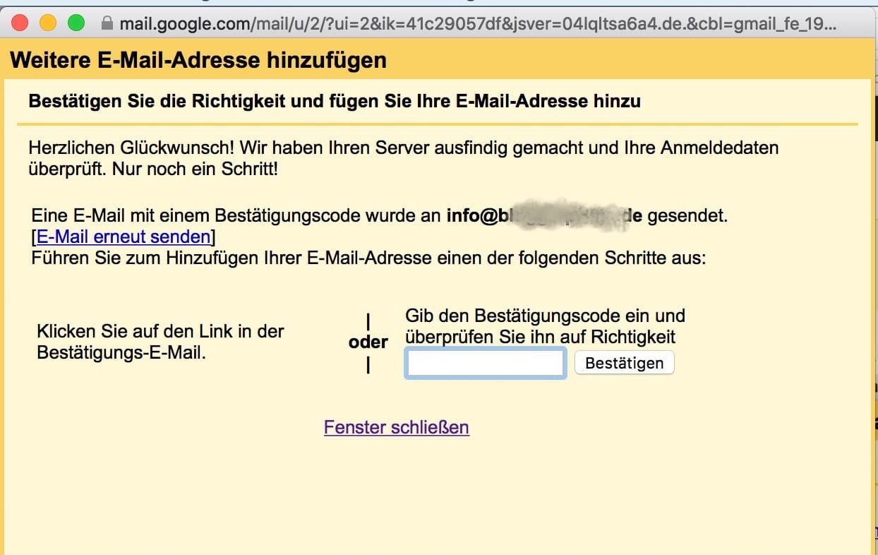 Anleitung wie du mit Gmail andere Email-Konten abrufst 5