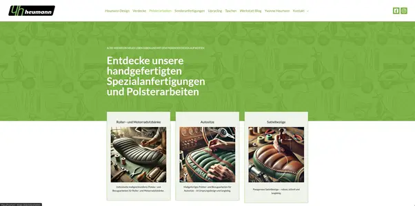 Neue Webseite & Blog für Selbstständige & Dienstleister 7 Heumann Design Nachhaltige Handwerkskunst mit Mehrwert