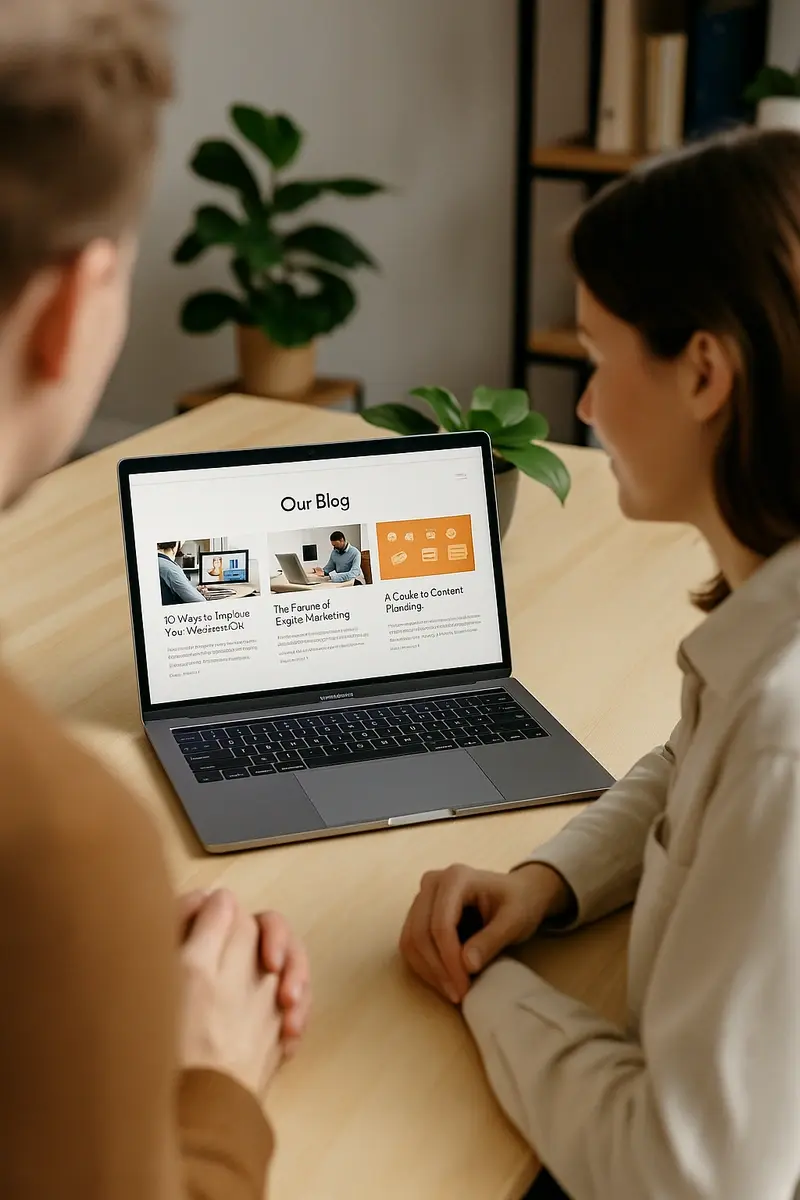 Neue Webseite & Blog für Selbstständige & Dienstleister 5 Kostenloses Erstgespräch mit Marketing Concierge wegen neuer Webseite