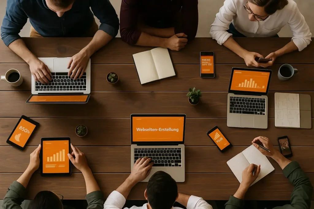 Neue Webseite & Blog für Selbstständige & Dienstleister 4 Webseiten Erstellung in Frankfurt vom Marketing Concierge