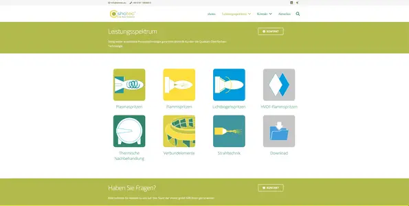 Neue Webseite & Blog für Selbstständige & Dienstleister 9 shotec