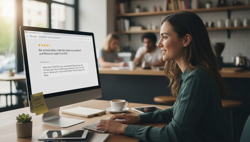 Lösung: Aktiv auf Bewertungen reagieren – mit Persönlichkeit und Wertschätzung